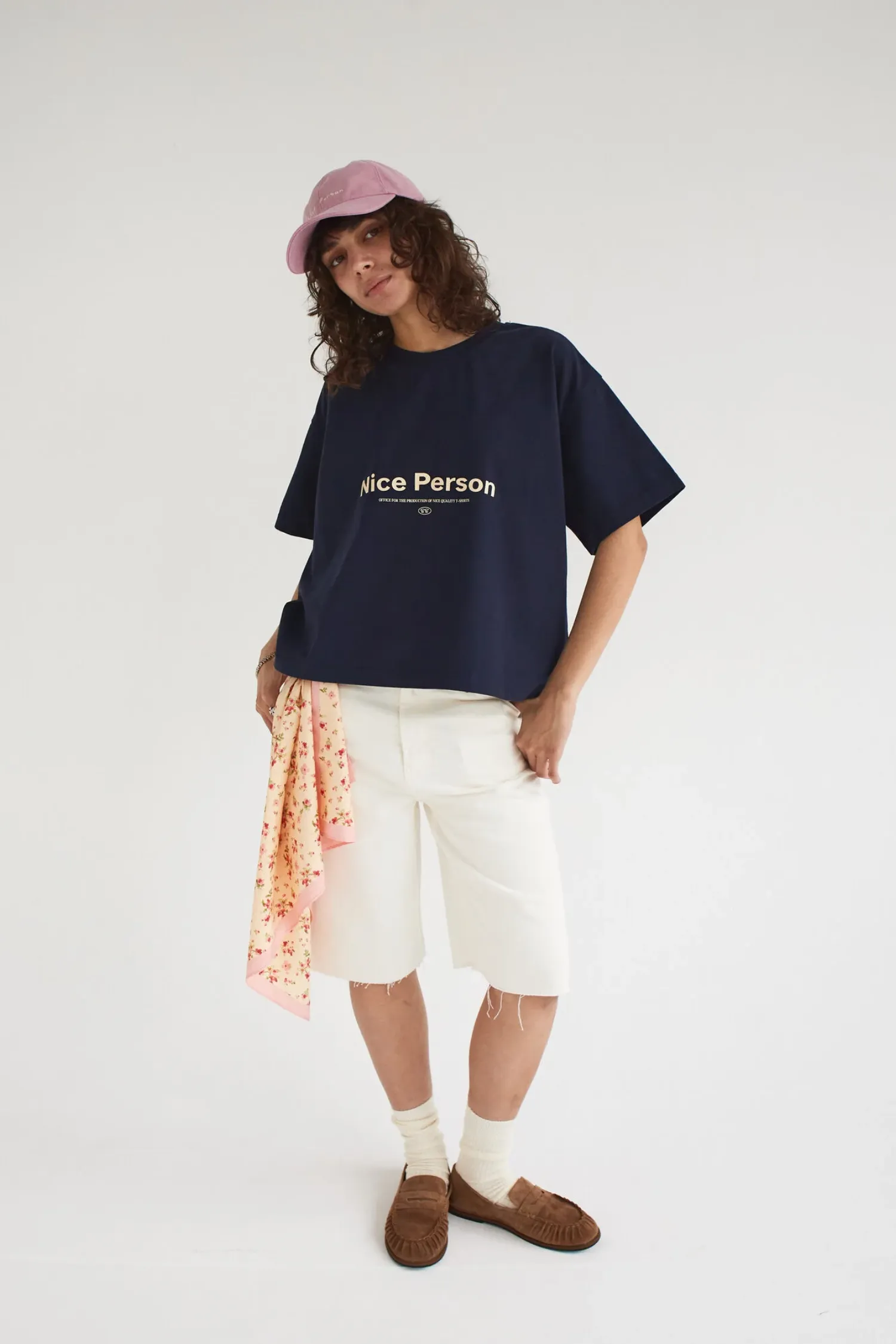 T-shirt Nice Person [ Navy ]