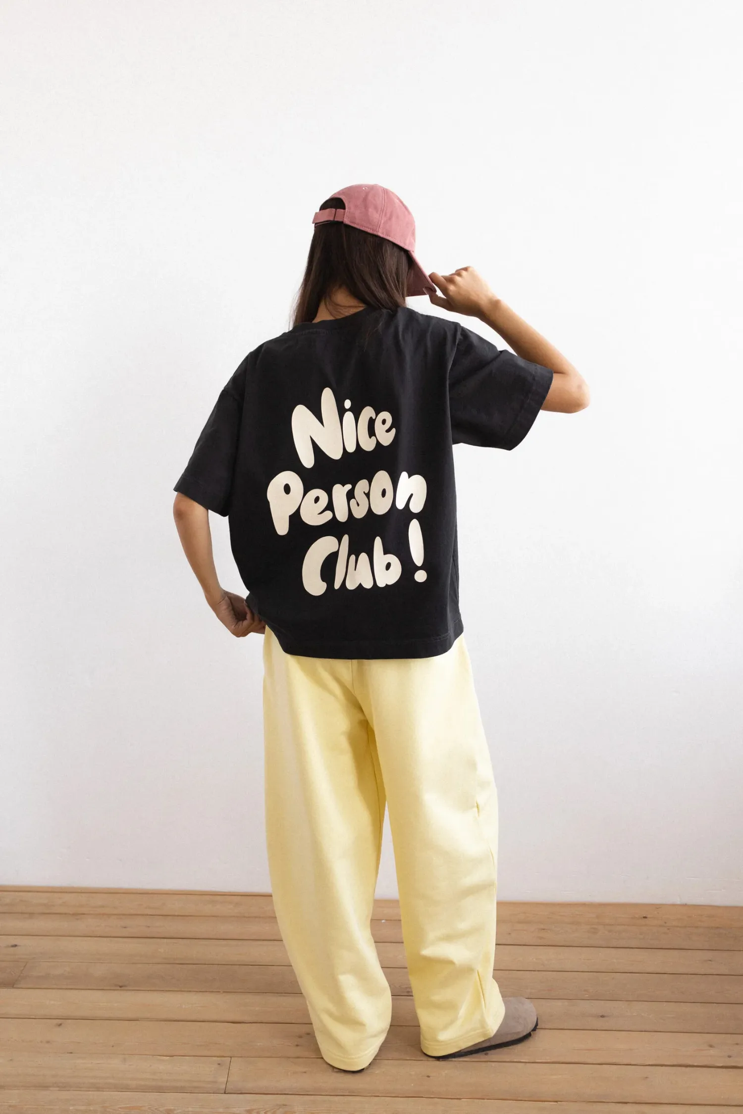 T-shirt Nice Person [ Graphite ]