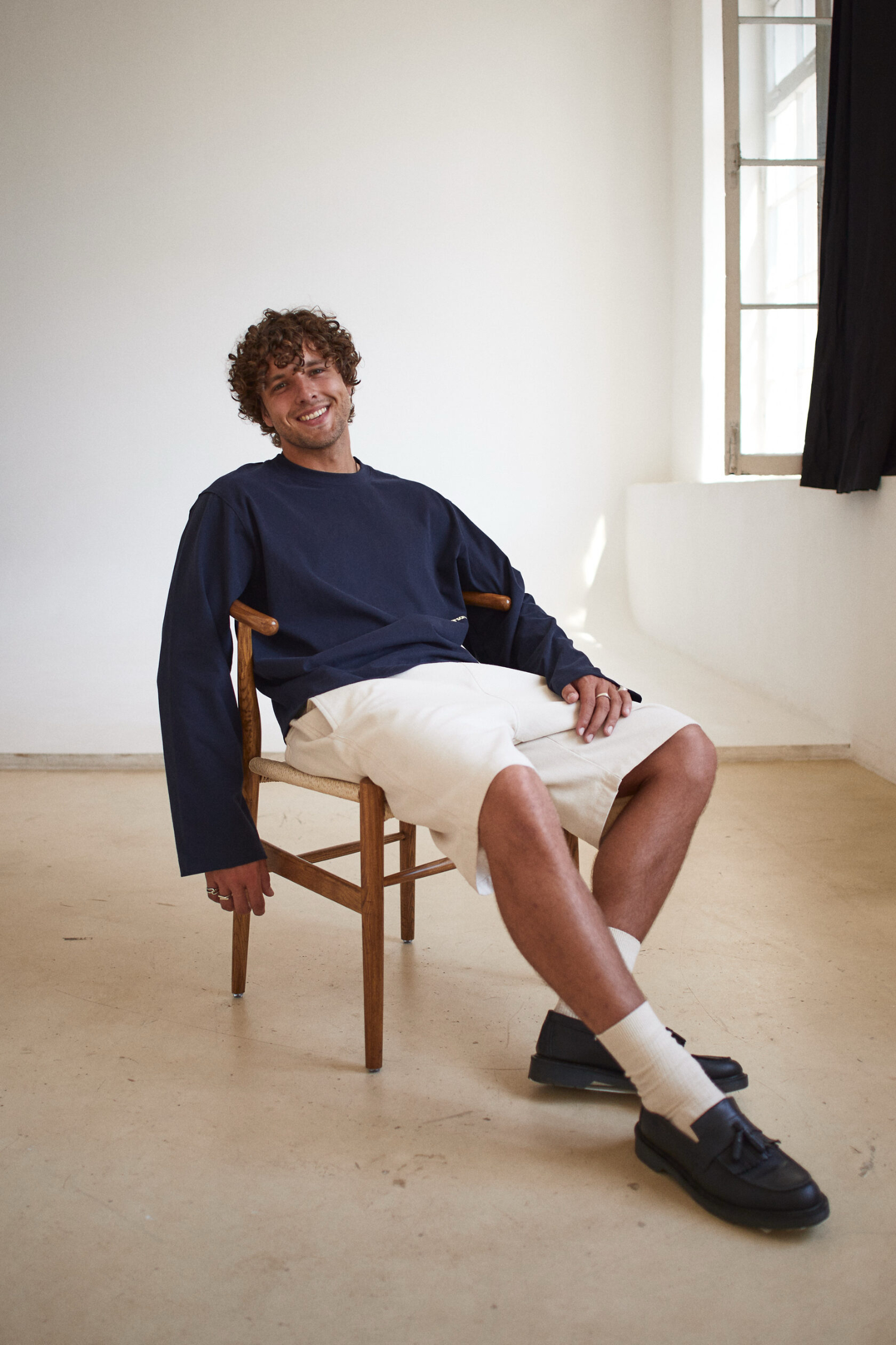 Лонгслив Nice Person [ Navy ]