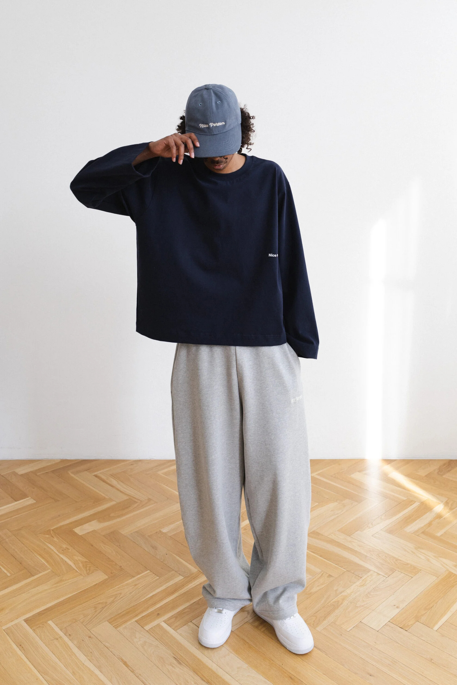 Longsleeve Nice Person [ Navy ]