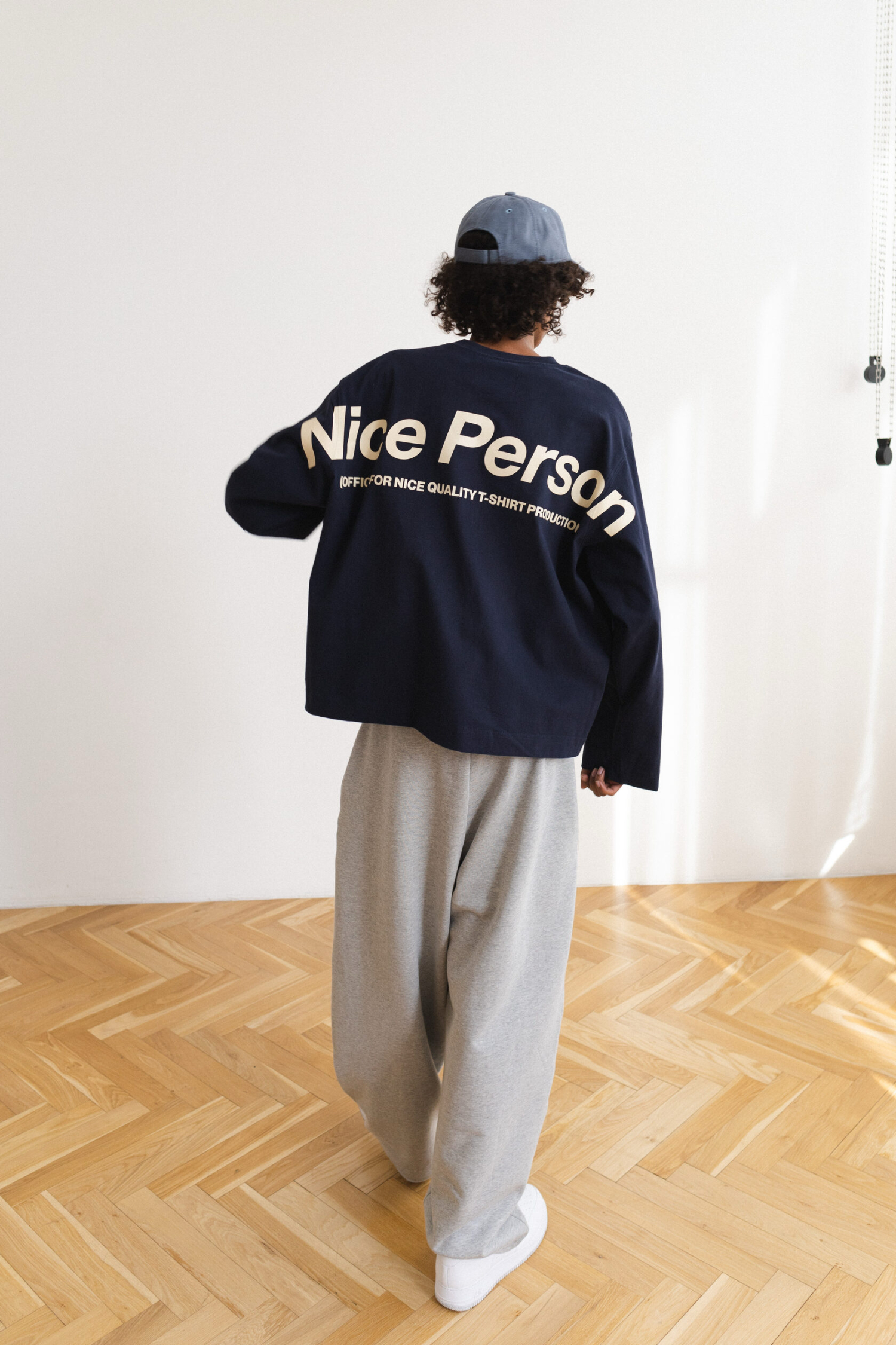 Лонгслив Nice Person [ Navy ]