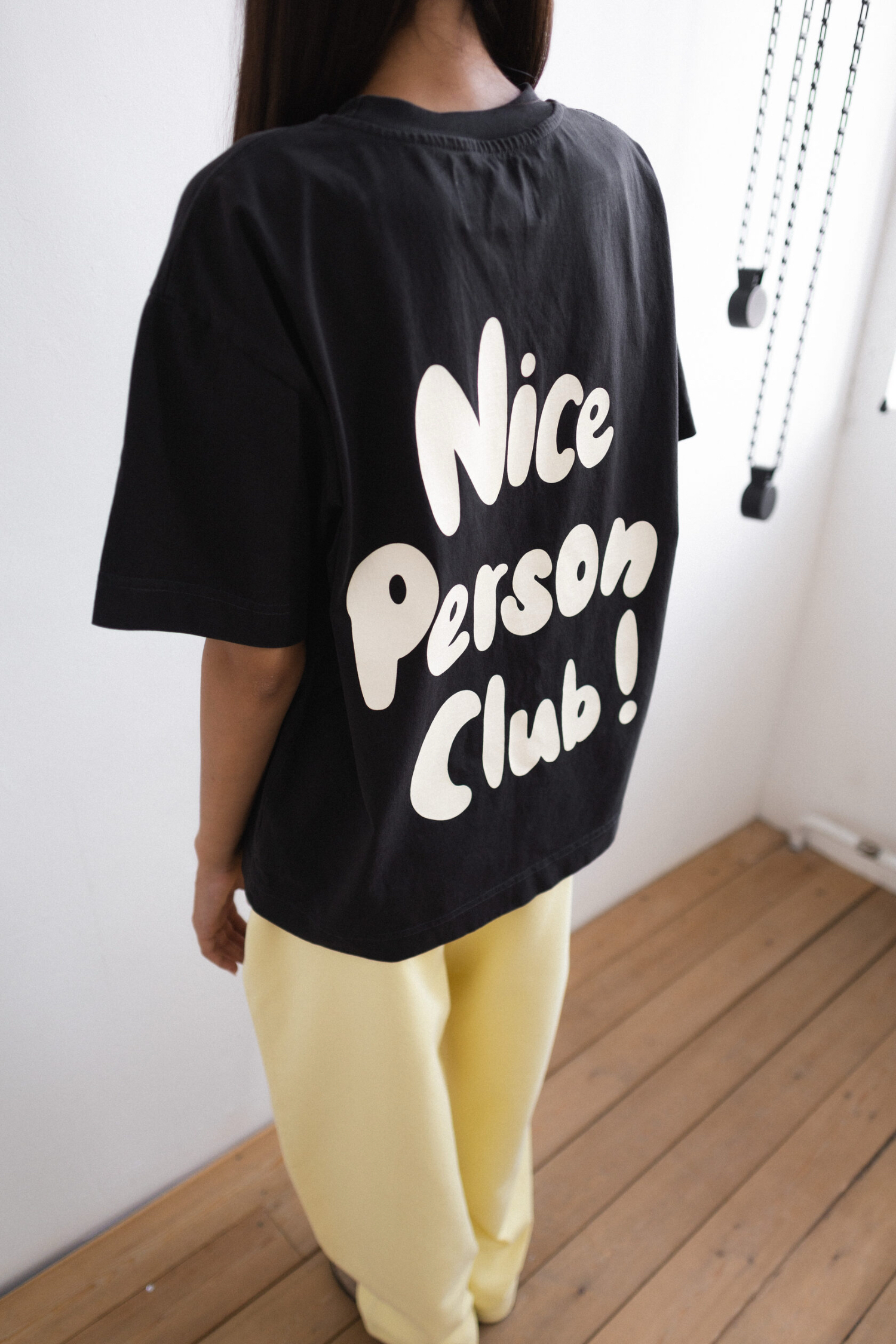 T-shirt Nice Person [ Graphite ]