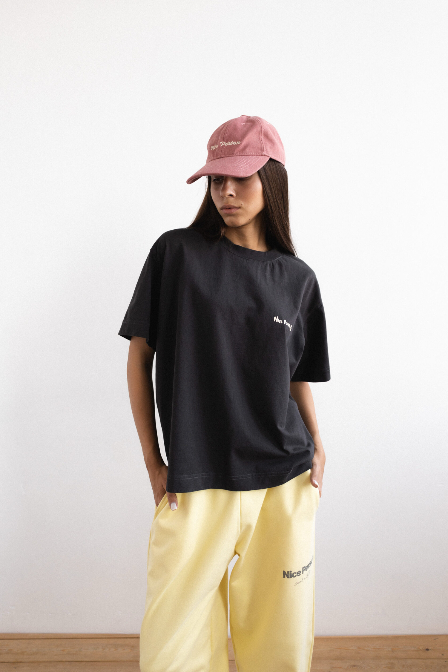 T-shirt Nice Person [ Graphite ]