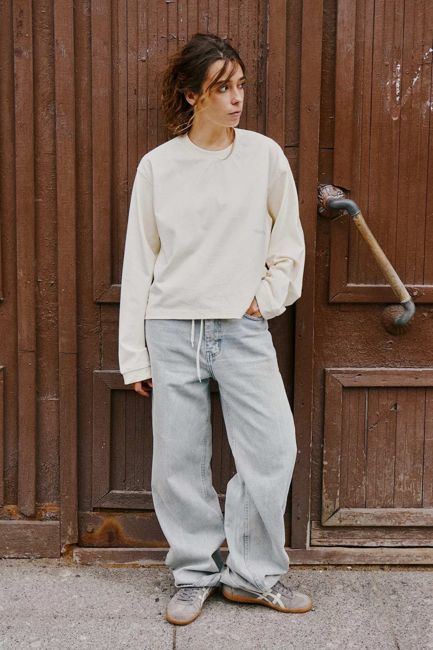 Longsleeve Nice Person [ Ecru ]