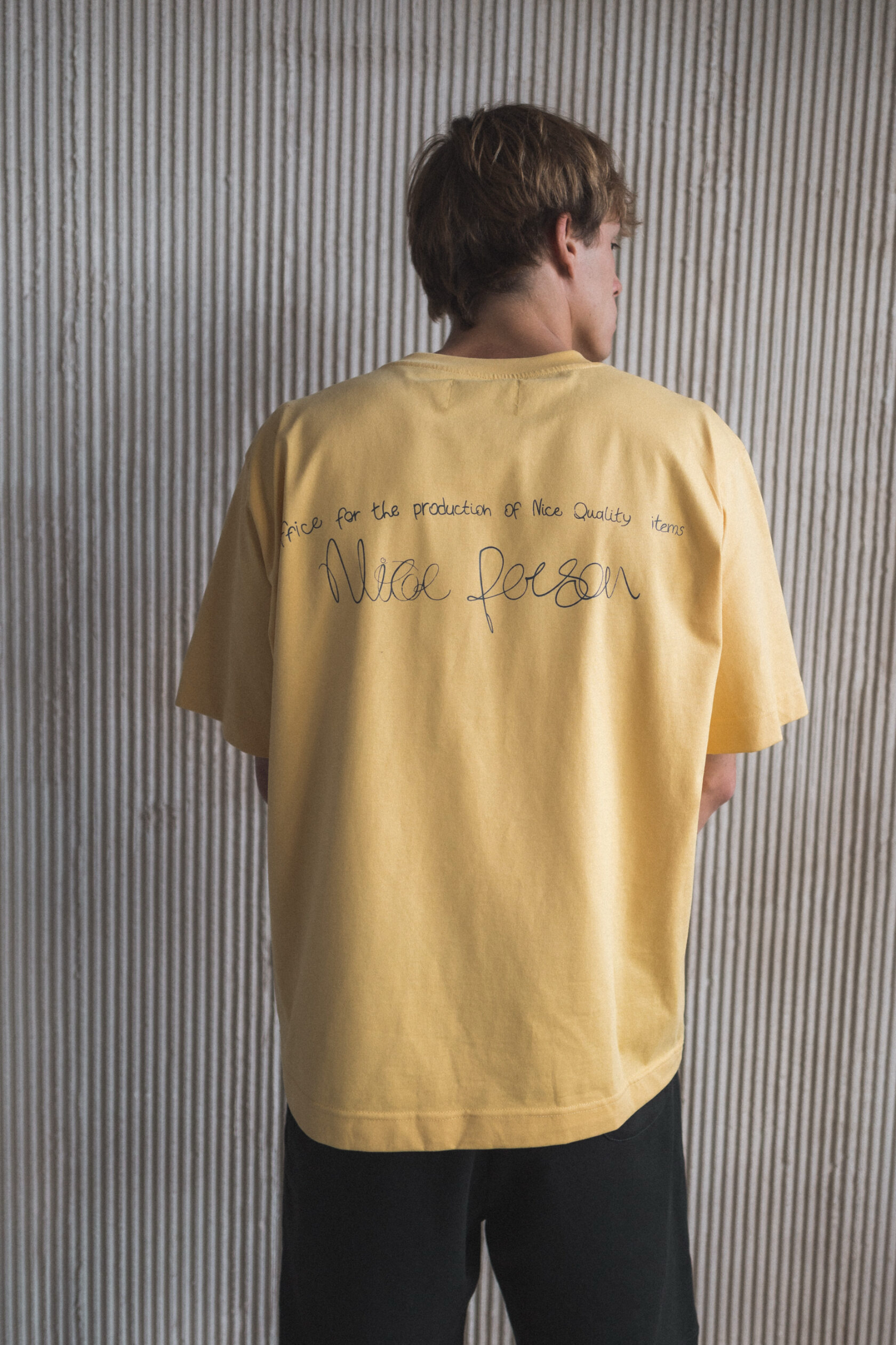T-shirt Nice Person [ Yellow ]