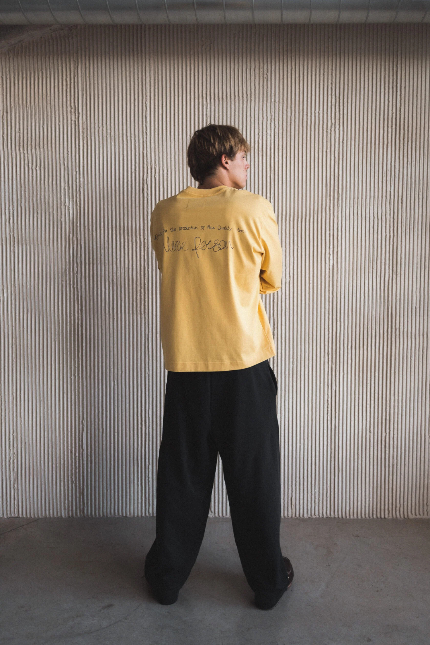 Лонгслив Nice Person [ Yellow ]