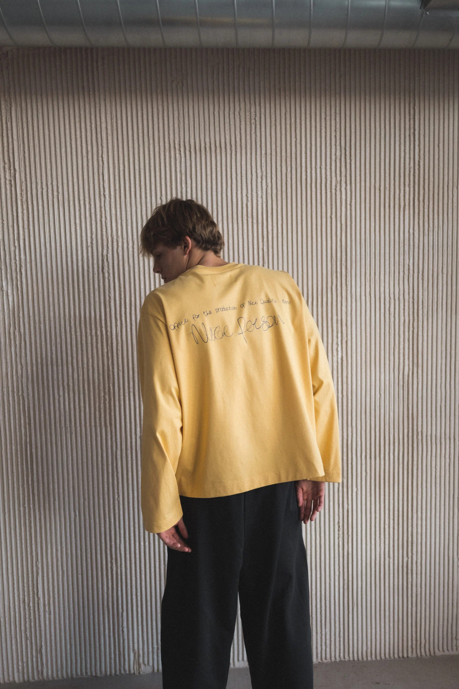 Longsleeve Nice Person [ Yellow ]