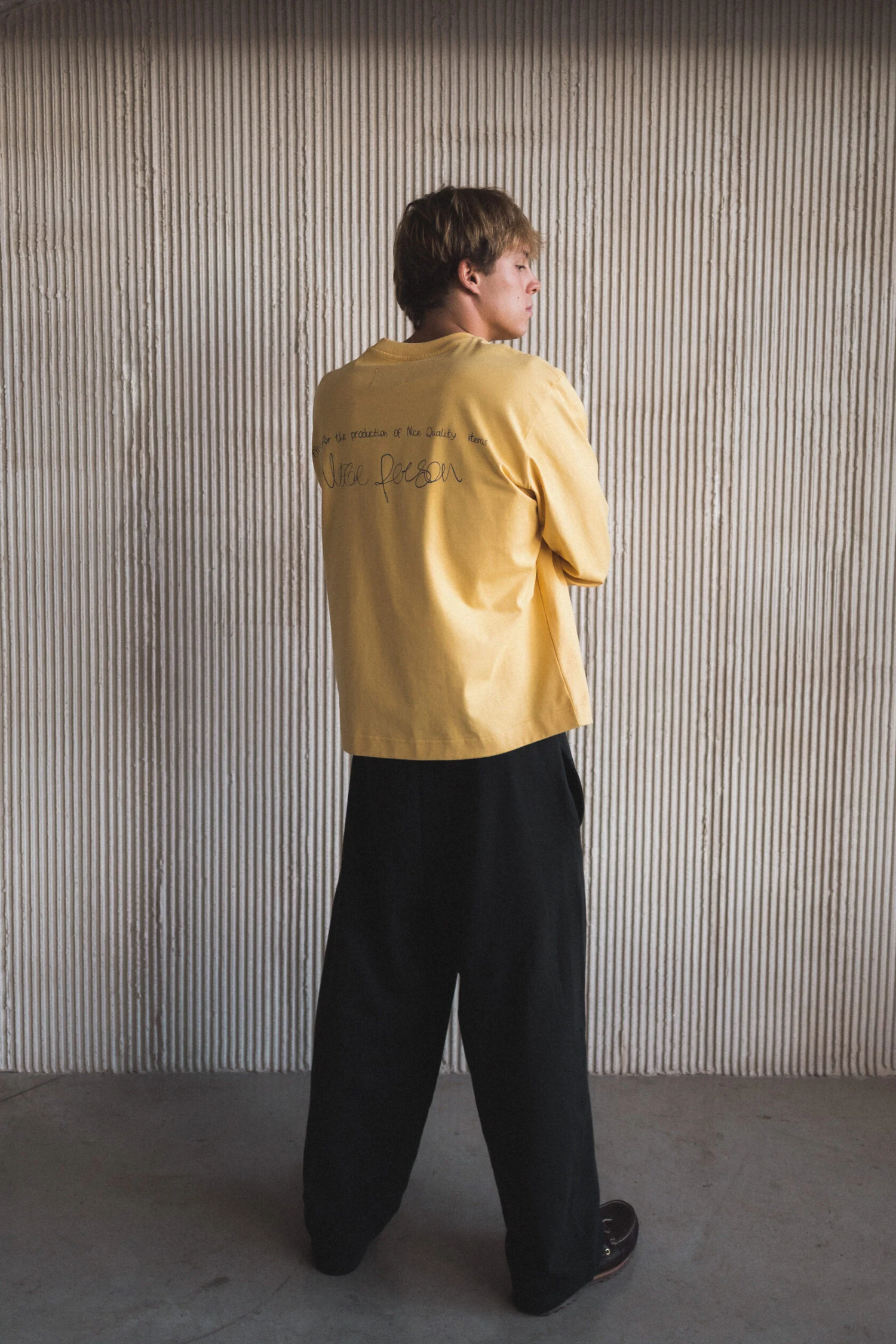 Лонгслив Nice Person [ Yellow ]