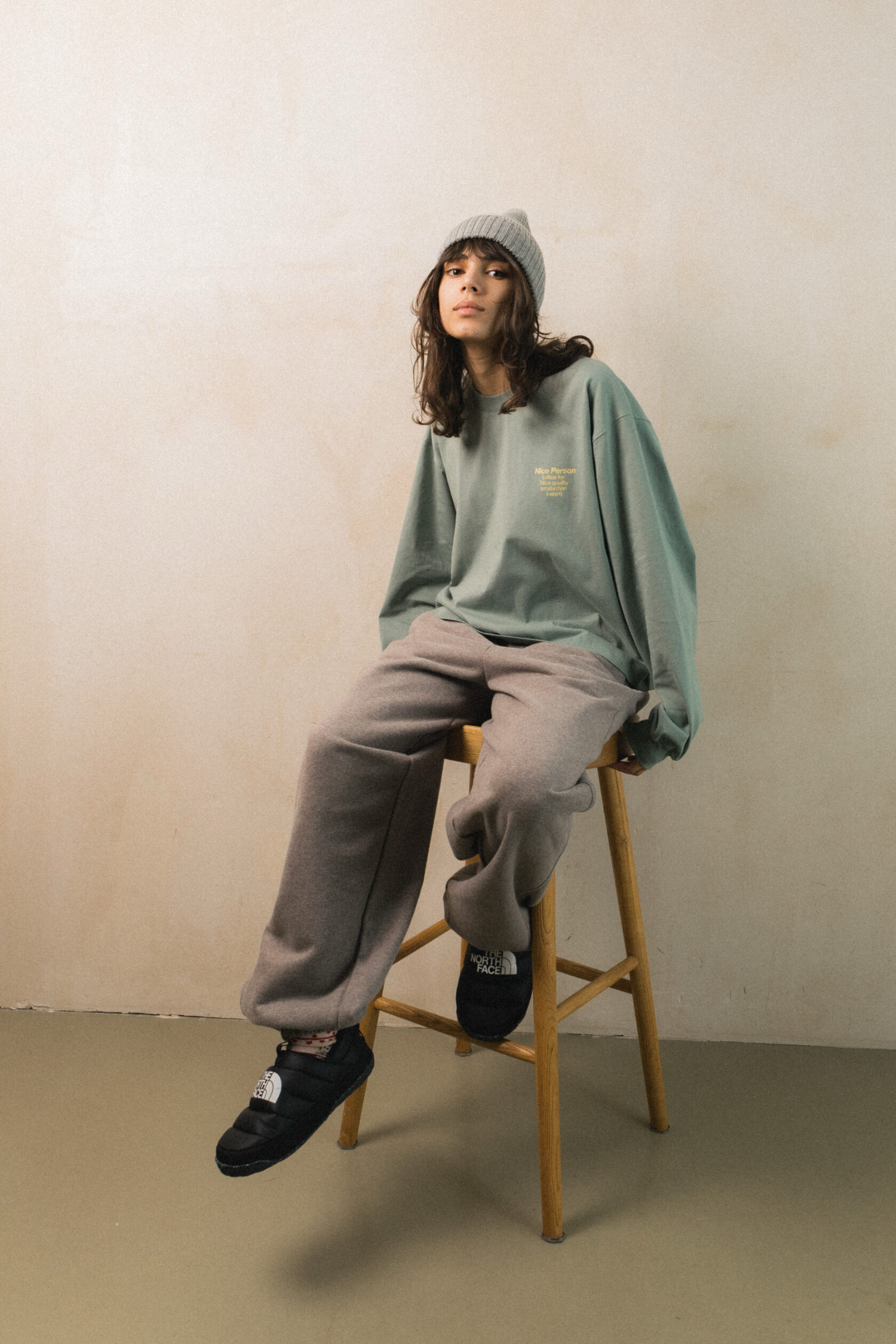 Longsleeve Nice Person [ Light Green ]